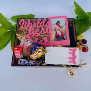 Rakhi combo worlds best sis for Sister - Bubbly Decors