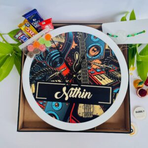IMG_3861-pichi Rakhi combo Clock for Brother - Bubbly Decors