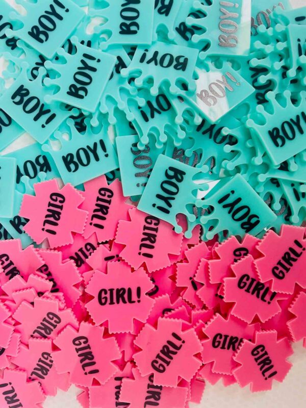 IMG_4178 Guess the gender game props - Bubbly Decors
