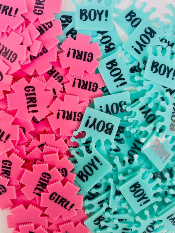 IMG_4179 Guess the gender game props - Bubbly Decors