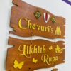 IMG_4180-pichi lord venkateswara themed name board - Bubbly Decors
