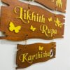 IMG_4181-pichi lord venkateswara themed name board - Bubbly Decors