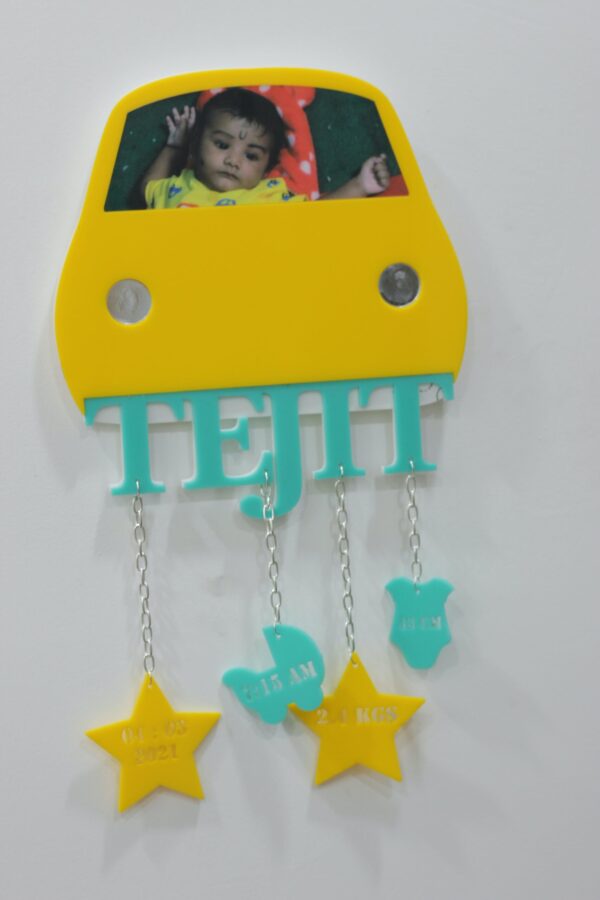IMG_4359-pichi_33c40524-5358-4965-87fd-48a14838fba1 Baby Car Frame With Birth Details - Bubbly Decors