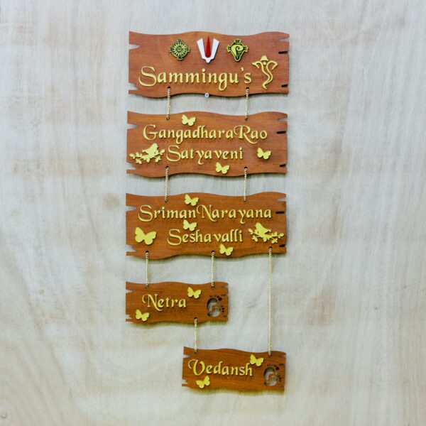IMG_4485-pichi name board lord venkateswara - Bubbly Decors