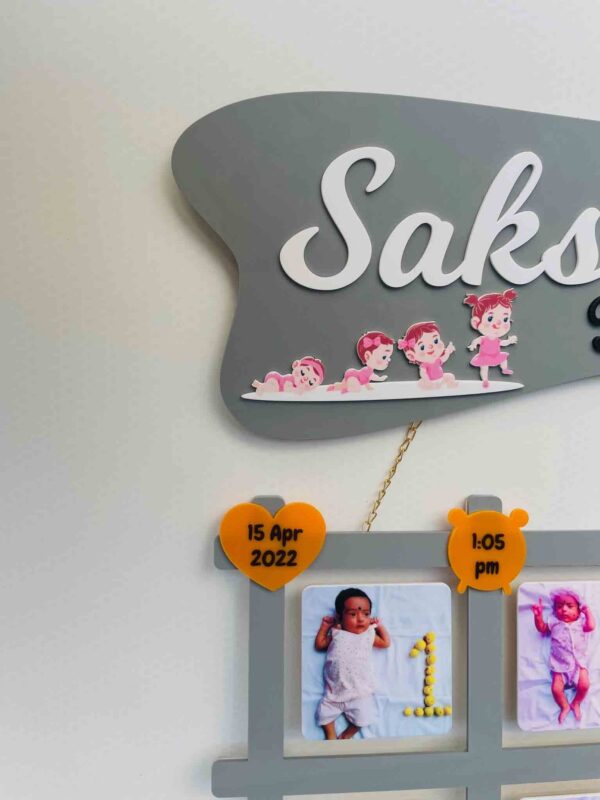 IMG_4529 Baby 12 months frame - Bubbly Decors