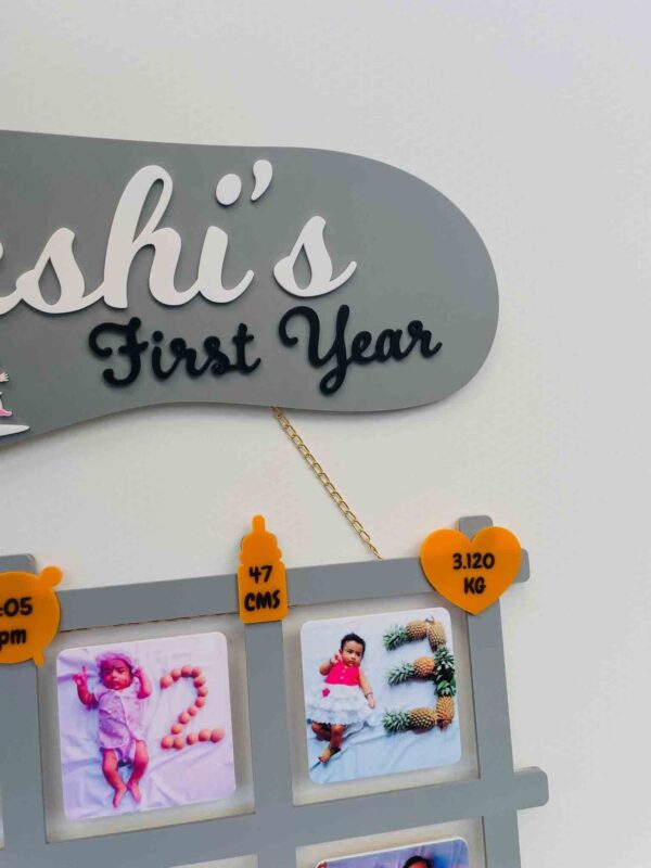 IMG_4530 Baby 12 months frame - Bubbly Decors