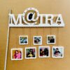IMG_4621-pichi name photo hanging clock - Bubbly Decors