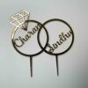 IMG_4704 Cake topper couple ring - Bubbly Decors