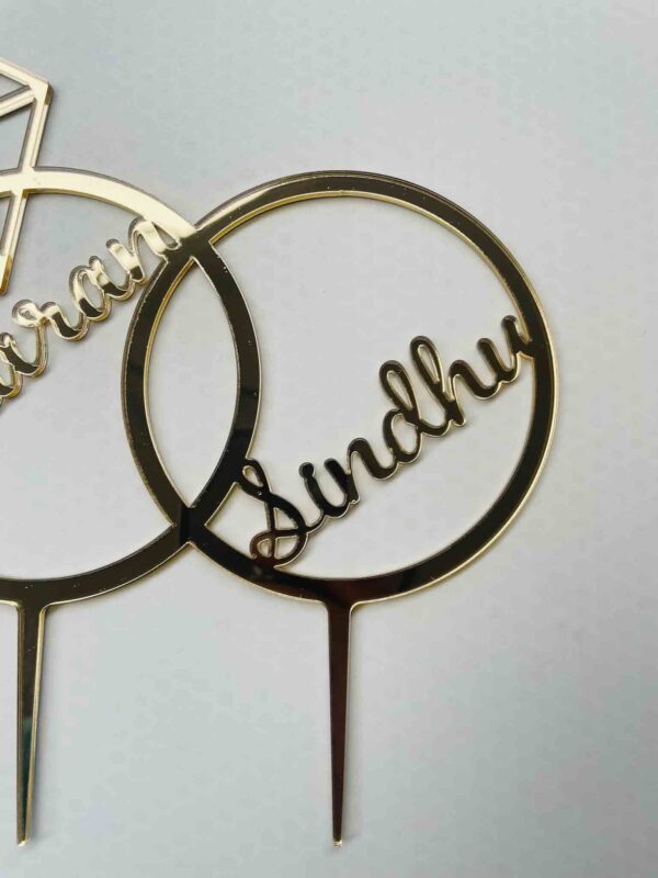 IMG_4707 Cake topper couple ring - Bubbly Decors