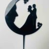 IMG_4708 Half moon couple cake topper - Bubbly Decors