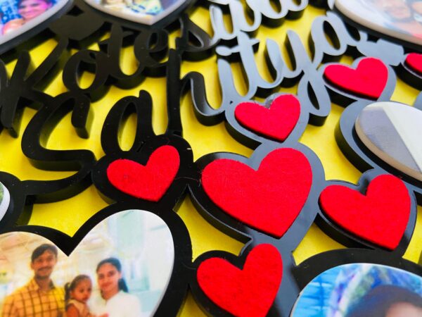 IMG_5317-pichi Heart collage Frame - Bubbly Decors