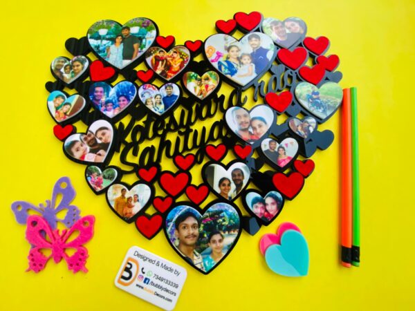 IMG_5320-pichi Heart collage Frame - Bubbly Decors