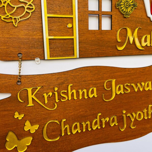 IMG_5504-pichi Name Board Wood Veneer 2 Steps - Bubbly Decors