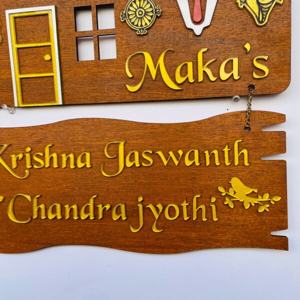 IMG_5505-pichi Name Board Wood Veneer 2 Steps - Bubbly Decors