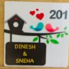 IMG_7375-pichi Name board Birds themed - Bubbly Decors
