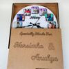 IMG_7391-pichi Wall clock with photos and message - Bubbly Decors