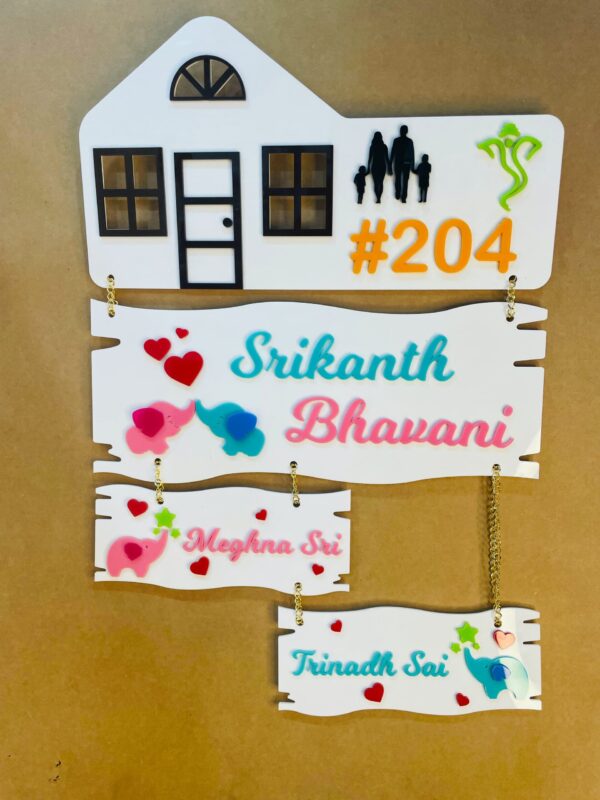 IMG_7614-pichi Name Board Family Acrylic - Bubbly Decors