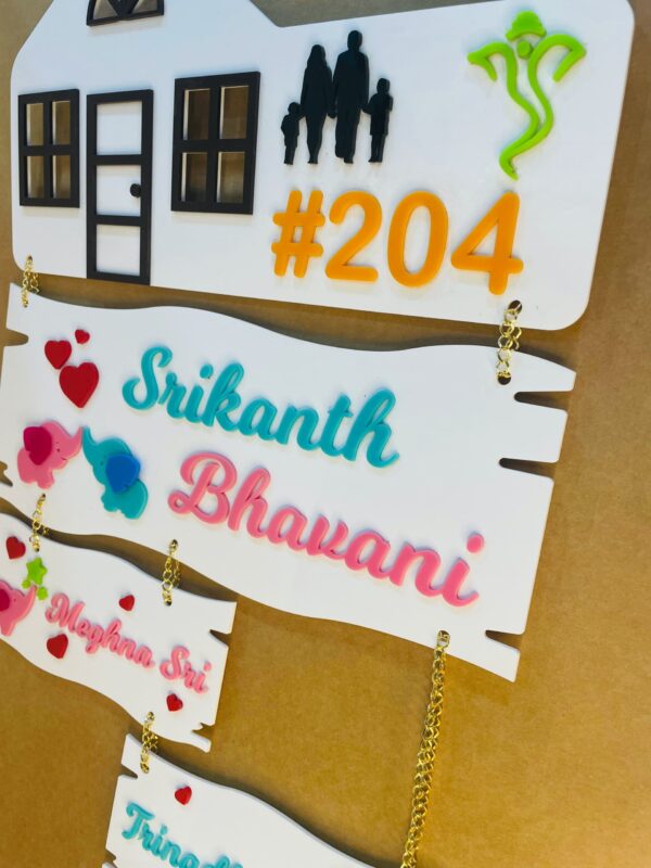 IMG_7617-pichi Name Board Family Acrylic - Bubbly Decors