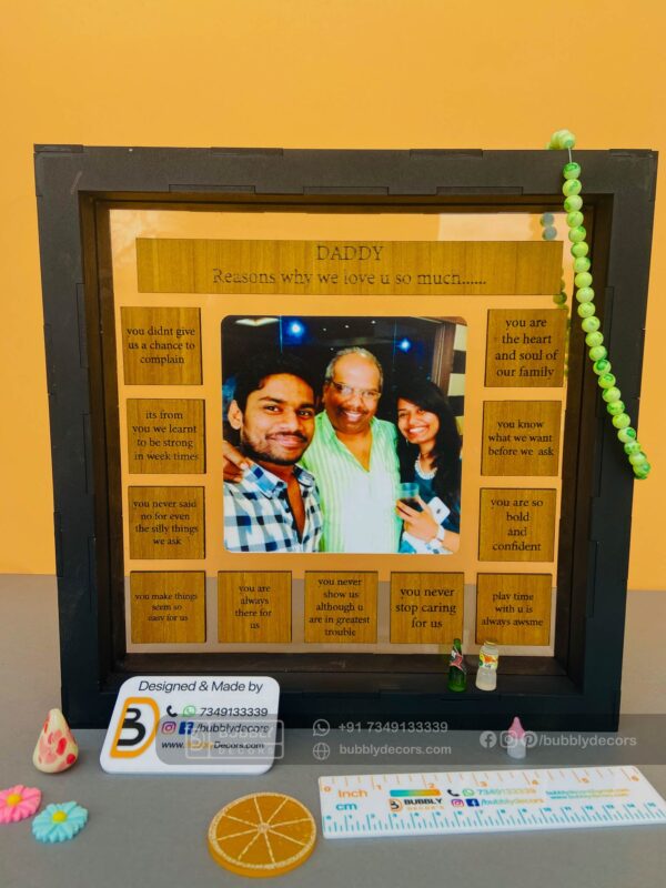 IMG_7780 Photo and quotes box frame - Bubbly Decors