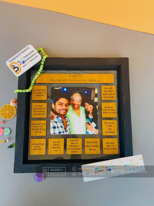 IMG_7792 Photo and quotes box frame - Bubbly Decors