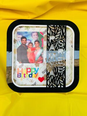 IMG_8228-pichi Pattern Square frame with photo and name - Bubbly Decors