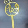 IMG_8567-pichi cake topper couple letters diamond - Bubbly Decors