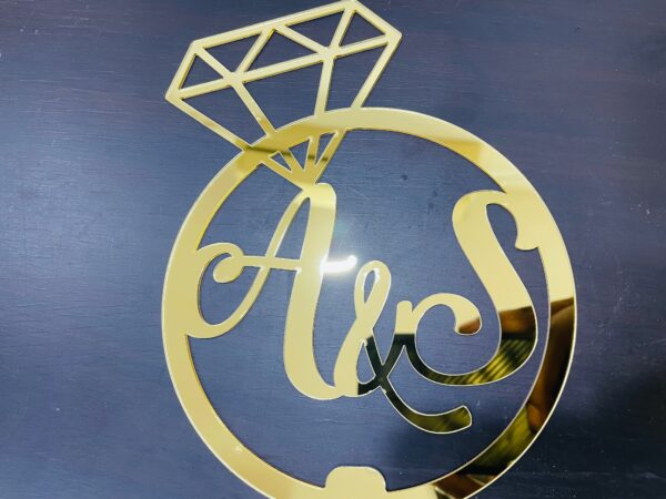IMG_8568-pichi cake topper couple letters diamond - Bubbly Decors