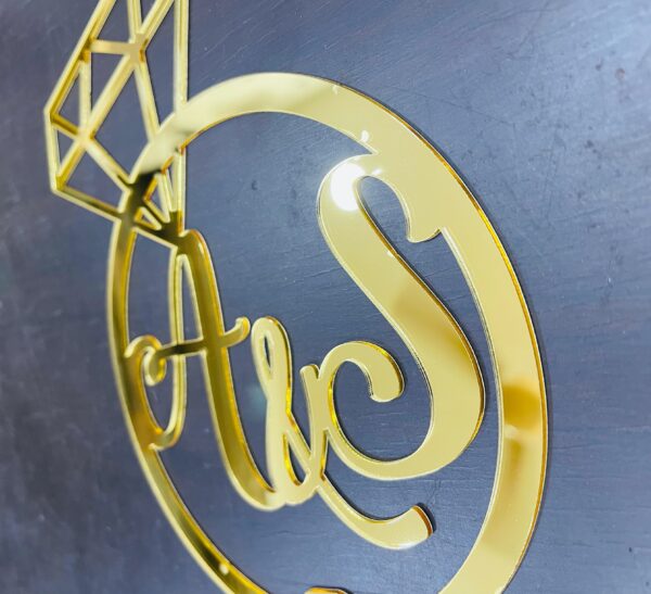 IMG_8569-pichi cake topper couple letters diamond - Bubbly Decors