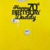 cake topper daddy birthday - Bubbly Decors