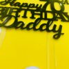 cake topper daddy birthday - Bubbly Decors