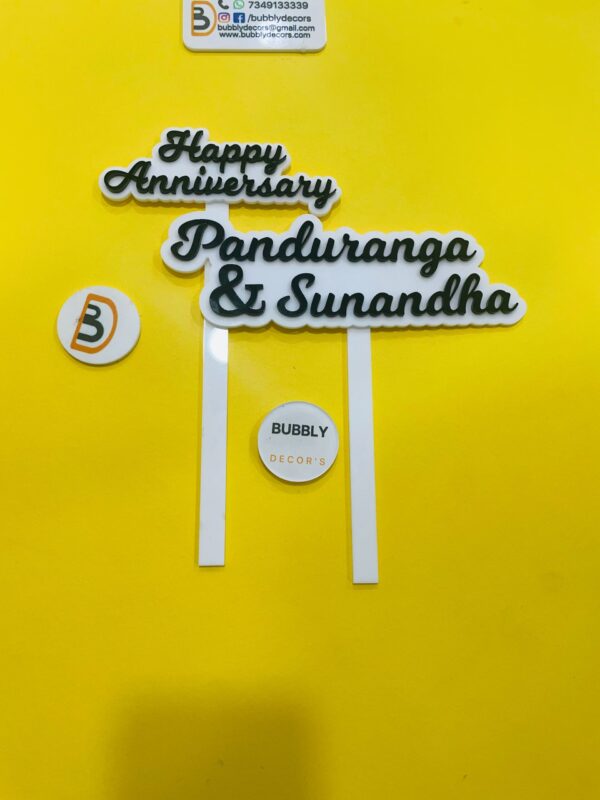 IMG_8604-pichi cake topper anniversary with names - Bubbly Decors
