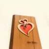 IMG_8811-pichi double hearts wood greeting - Bubbly Decors