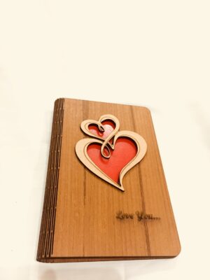 IMG_8811-pichi double hearts wood greeting - Bubbly Decors