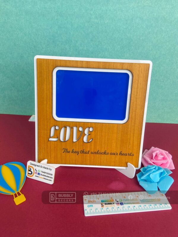 IMG_9752 Wood desk quote frame - Bubbly Decors