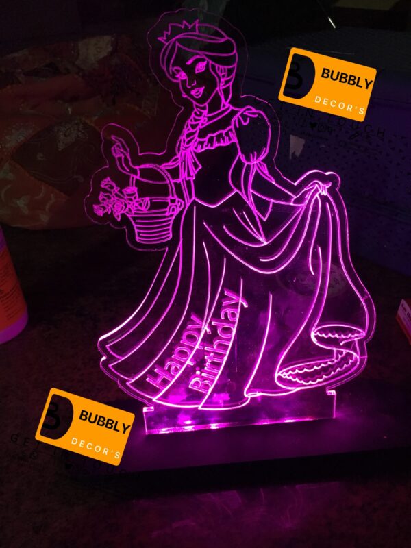 REHG5828-pichi Light glow stand Cinderella - Bubbly Decors