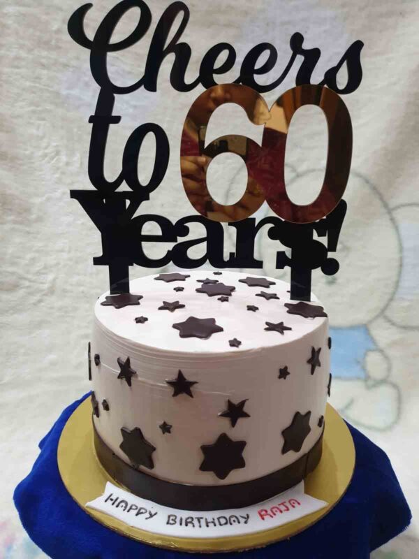 bf7b7e37-13b7-4497-bb2e-fb2b1416704d Cake topper 60 years - Bubbly Decors