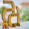 image_72fdde77-a306-4f82-a13b-55fb4713d58d Wooden logo for couples - Bubbly Decors