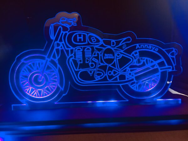 image_84d9537b-5986-44ea-8ebb-a65a02a1db05 Night lamp Royal enfield - Bubbly Decors