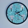 image_8bbf94dd-be0f-483f-bf7f-46665a413fe7 Wall clock pattern printed - Bubbly Decors