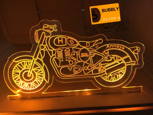 image_cecdbf88-d20a-4048-97ec-a75356527151 Night lamp Royal enfield - Bubbly Decors