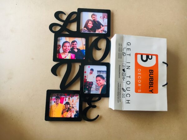 image_fd572ae5-d389-4e52-aa3a-0f7161b87242 Love photo frame - Bubbly Decors