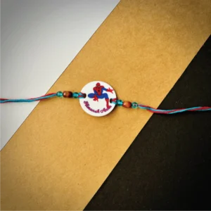 10-1-no-gift-spiderman-namerakhi-1.webp Spiderman Name Rakhi - Personalised Rakhi for Brother by Bubbly Decors