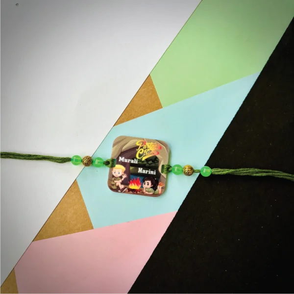 114-1-no-gift-camper-siblingsrakhi-1.webp Camper Siblings Rakhi - Personalised Rakhi for Brother by Bubbly Decors