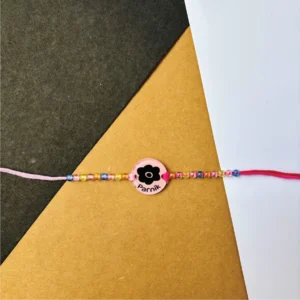 130-1-no-gift-baby-flowerrakhi-1.webp Baby Flower Rakhi - Personalised Rakhi for Brother by Bubbly Decors