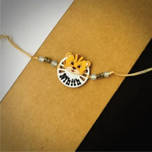137-1-no-gift-animal-lionrakhi-1.webp Animal Lion Rakhi - Personalised Rakhi for Brother by Bubbly Decors