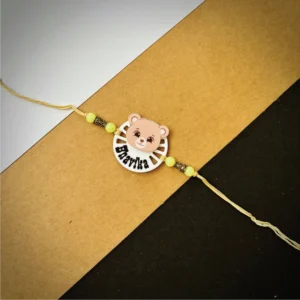 139-1-no-gift-animal-bearrakhi-1.webp Animal Bear Rakhi - Personalised Rakhi for Brother by Bubbly Decors