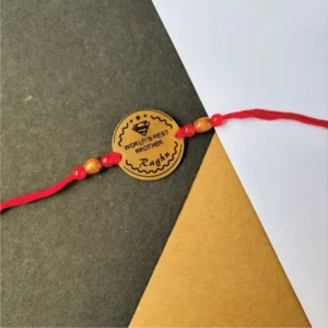 66-1-no-gift-gold-super-bro-namerakhi-1.webp Gold Super Bro Name Rakhi - Personalised Rakhi for Brother by Bubbly Decors