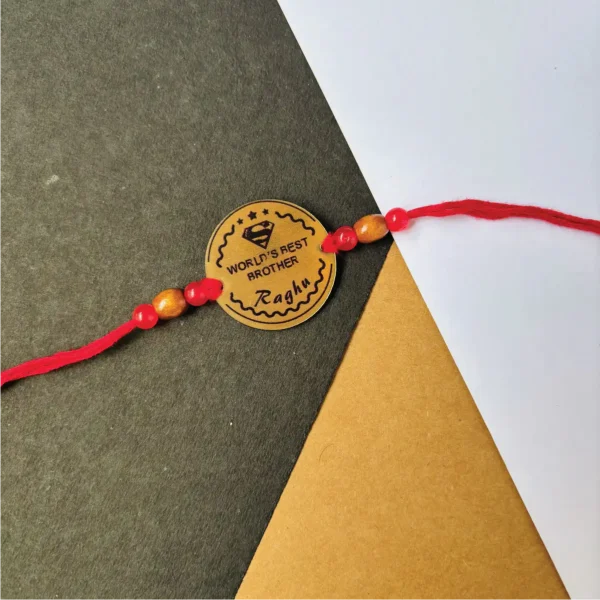 66-1-no-gift-gold-super-bro-namerakhi-1.webp Gold Super Bro Name Rakhi - Personalised Rakhi for Brother by Bubbly Decors