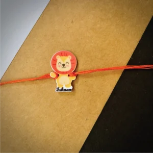 8-1-no-gift-tiger-namerakhi-1.webp Tiger Name Rakhi - Personalised Rakhi for Brother by Bubbly Decors