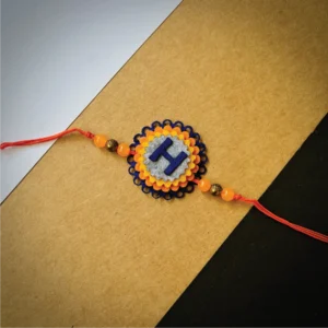 81-1-no-gift-felt-alphabet-traditional-rakhipurple-1.webp Felt Alphabet Traditional Rakhi Purple - Personalised Rakhi for Brother by Bubbly Decors